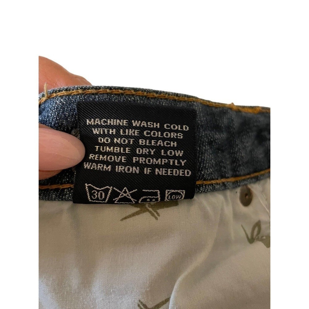 Seven7 Jeans Women's Size 32 Studio Flare Leg Mid Rise Stretch Blue Denim - Picture 10 of 10